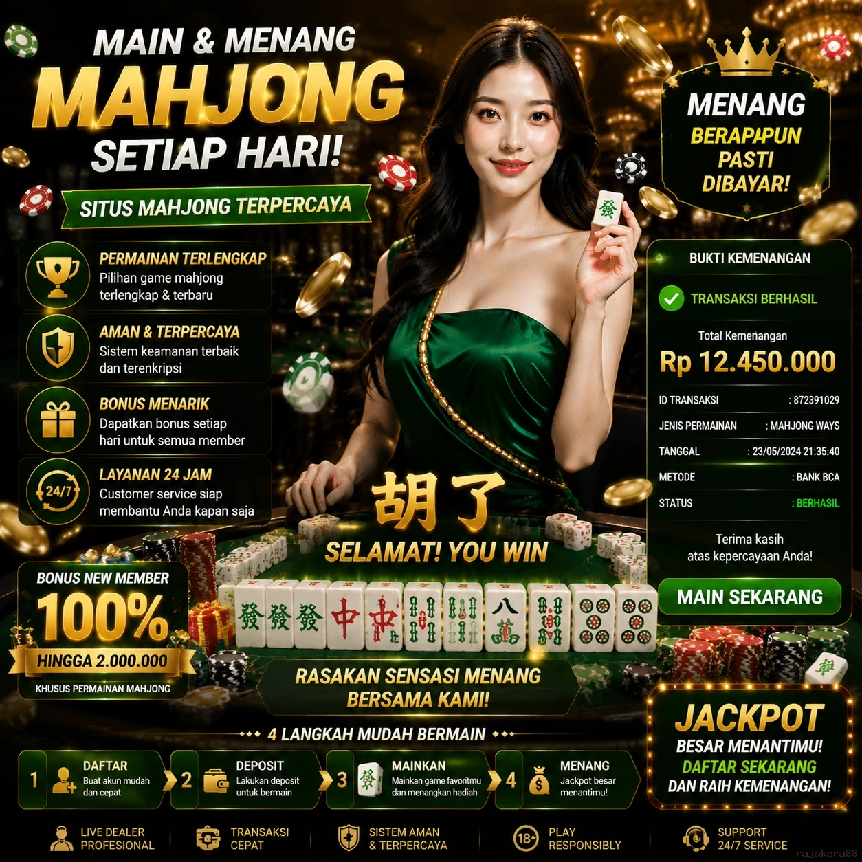 rajakera88 Fitur Menarik